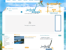 Tablet Screenshot of marinadelsur.com